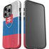 Slovakia Flag Distressed iPhone 14 Pro Impact Case